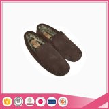 Real Suede with Faux Fur Men Moccasin Shoes Slipper