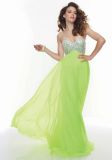 Beaded Sweetheart Organza Fashion Style Prom Dresses (PD3016)