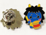 Custom Metal Craft Superhero Pin Badge with Cartoon Logo