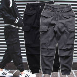 Black / Grey Jogger Sports Pants Thick Winter Trousers