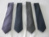 Fashion Dark Colour Men's Yarn Dyed Neckties