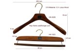 Wooden Suit Hanger Coat Hanger Pants Hanger for Clothes Shop
