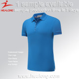 Healong Hot Sale Sportswear Silk Screen Printing Plain Golf Polo Shirt