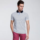 Mens Stripped Polo Shirts in 100%Cotton Material