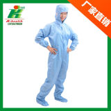 ESD Working Coverall, Anti-Static Work Overall Garment, Cleanroom Work Clothes