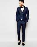 2017 New Design Men Tuxedo Suit of Blue Color