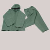 Men PVC Traffic Rain Suit Jacket Pant Work Protective Raincoat