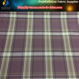 Purple Yarn Dyed of Polyester Check Faric for Skirt (YD1061)