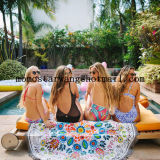 Microfiber Reactive Printed Round Circle Beach Towel with High-Quality