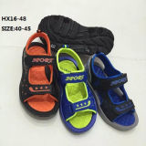 Men Fashion Casual Summer Beach Slipper Leather Shoes (HX16-48)