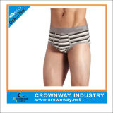 Cotton Breathable Fashion Stripe Underwear for Men