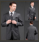 Italian Style Made to Measure Men's Two Button Notch Lapel Slim Fit Suit