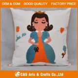 Custom Fashion Jacquard Soft Fabric Cushion/Fairy Tale Character