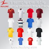 Healong Sportswear Wholesale Men Football Shirt with High Quality