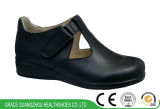 Black Genuine Leather Women Casual Sandal Comfortable Shoes