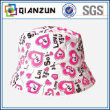 Custom Made Colorful Floral Print Bucket Hat for Sale