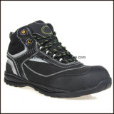 High Ankle Microfiber Leather Stylish Safety Shoes