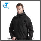Men Outdoor Water Resistant Tactical Softshell Hooded Jacket