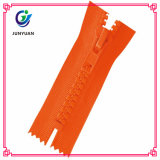 Solid Color Plastic Zips with Painted Slider