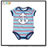 Combed Cotton Baby Apparel Stripe Printing Baby Bodysuit