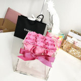 Clear Luxury Acrylic Square Flower Box for Promotion