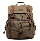 Large School Bag Casual Bookbag Travel Hunting Canvas Rucksack Backpack