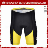 Good Quality Custom Made Yellow and Black Cycling Pants (ELTCSI-19)