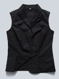 Latest Cotton Latest Summer Black White Blouse Designs for Women Formal Shirt
