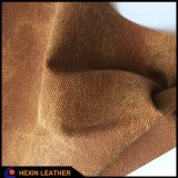 Cloth Imitating Synthetic PU Leather for Shoes Making Hx-S1704