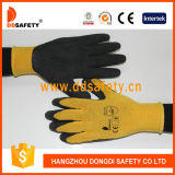 Ddsafety 2017 Cotton Liner Crinkle Latex Gloves