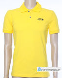 Men's Polo Shirts with Embroidery Logo, Pique Cotton