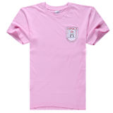 Lady Print Fashion Pink T Shirt