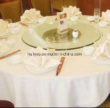 White Luxury 100% Cotton Hotel Table Cloth Table Cover