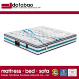 Deluxe Natural Latex Compressed Spring Mattress with Figured Knitted Fabric Cover for Bedroom Furniture - Fb831