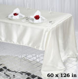 Rectangle Tablecloth for Wedding Decoration Natural Fabric Linen Table Cover