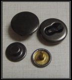 4 Parts 6 Prongs Metal Ring Pearl Snap Buttons