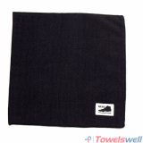 Black Microfiber Terry Cleaning Towel