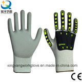 TPR Back Cut Resistance Nitrile Coated Sandy or Foam Finished Anti-Cut Gloves