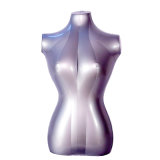 Air Strang Femal Fashion Model Half-Body PVC or TPU Inflatable Mannequin Without Head and Leg