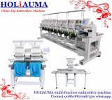 2017 China Top Sale Smart Computerized Operation 8 Head 15 Needle Embroidery Machine for Cap Flat T-Shirt Embroidery