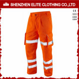 Orange Hi Vis Reflective Safety Cargo Workwear Trousers (ELTHVPI-20)