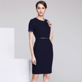 Classic Slim Fit Style Formal Ladies Designs Office Dress