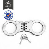 Police Stainless Steel Handcuff with ISO Standard