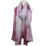 Fashion Chiffon 100%Silk Digital Printed Scarf (13-BR110303-9)