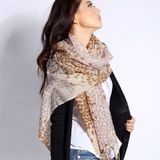 Digital Printed Refined Merino Wool Scarf