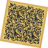Lady Fashion Square Printed Silk Twill Scarf (HC1301-2)