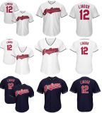 Customized Cleveland Indians Francisco Lindor Baseball Jerseys