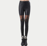 Fast Delivery Women Fashion Leather Pants (20201-1)