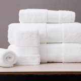 100% Cotton White Face Towel Bath Towel