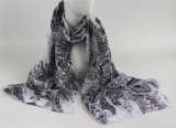 Printed Polyester Lady Scarf/Women Scarf